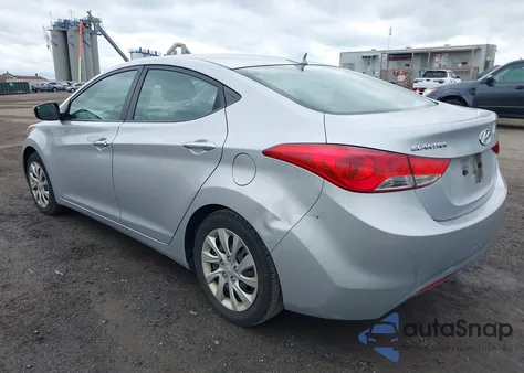 2011 Hyundai Elantra Gls из США, поврежденный, VIN 5NPDH4AE5BH061376